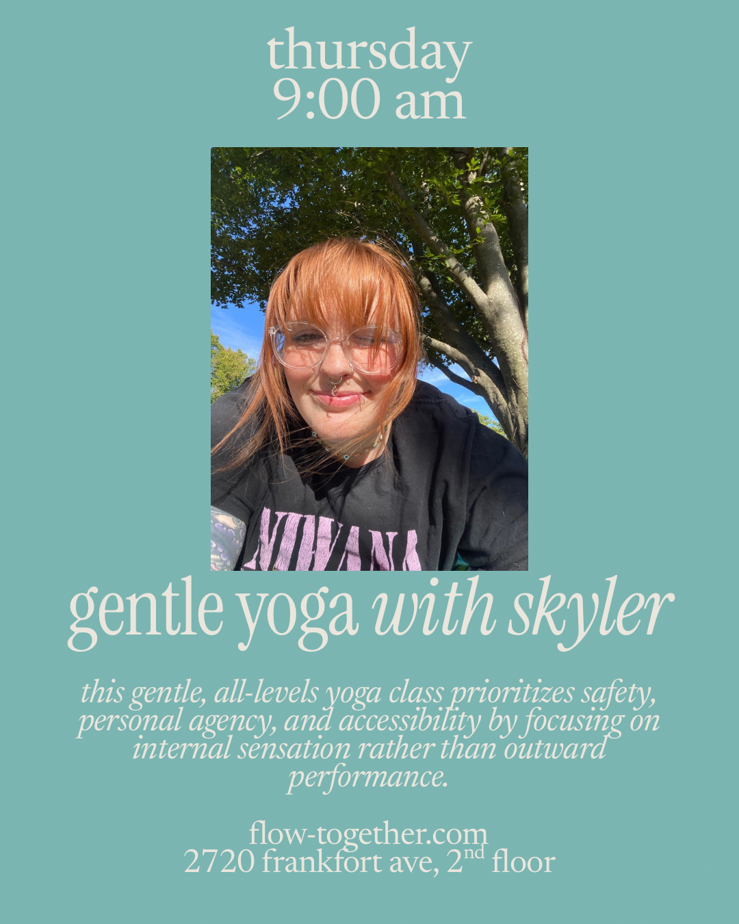 gentle yoga flyer